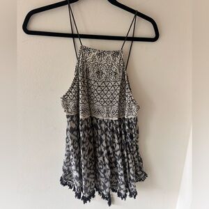 Ecote Monochrome Patterned Shirt